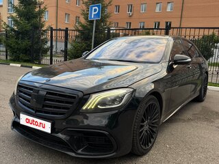 2015 Mercedes-Benz S-Класс 500 Long VI (W222, C217), чёрный, 3000000 рублей, вид 1