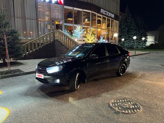2021 Lada (ВАЗ) Granta I Рестайлинг, чёрный, 680000 рублей, вид 2