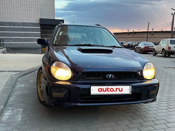 2000 Subaru Impreza WRX II, синий, 890000 рублей - вид 1