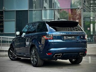 2021 Land Rover Range Rover Sport SVR II Рестайлинг, синий, 6475000 рублей, вид 4