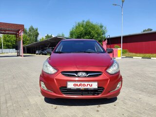 2011 Hyundai Solaris I, красный, 640000 рублей, вид 2