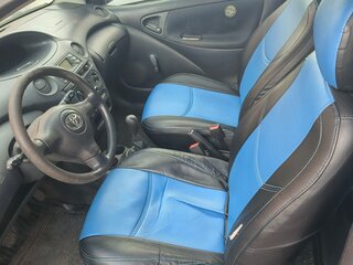 2003 Toyota Yaris I Рестайлинг, синий, 280000 рублей, вид 5
