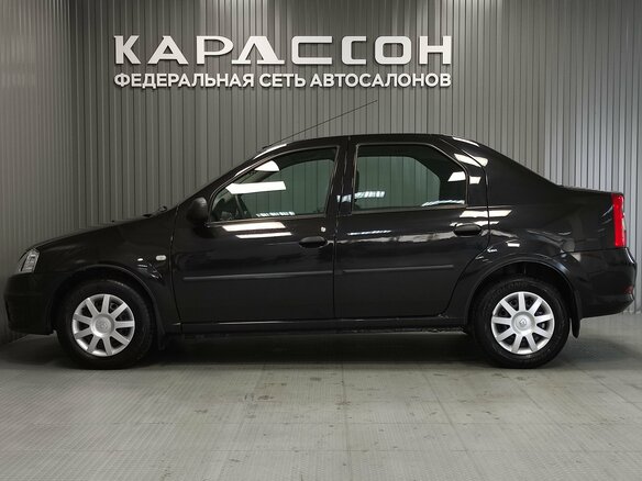 2011 Renault Logan I Рестайлинг, чёрный - вид 4