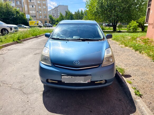 2008 Toyota Prius II Рестайлинг (XW20), голубой