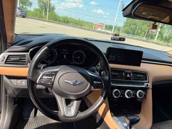 2022 Genesis G70 I Рестайлинг, синий - вид 8