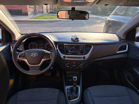 2017 Hyundai Solaris II, синий - вид 5