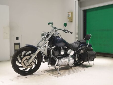2008 Harley-Davidson Softail Custom, синий, 712000 рублей, вид 4