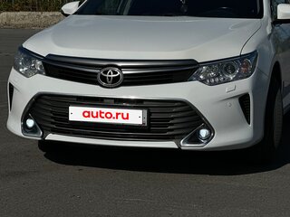 2014 Toyota Camry VII (XV50) Рестайлинг, белый, 1750000 рублей, вид 2