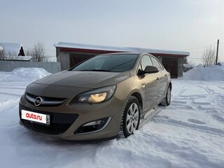2013 Opel Astra J Рестайлинг, бежевый, 750000 рублей, вид 1