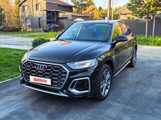 2021 Audi Q5 L 40 TFSI II (FY) Рестайлинг, чёрный, 4300000 рублей, вид 4