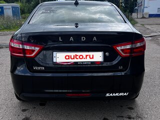 2016 Lada (ВАЗ) Vesta I, чёрный, 650000 рублей, вид 4