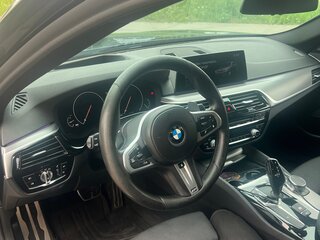 2019 BMW 5 серии 530i xDrive VII (G30/G31/G38), чёрный, 3700000 рублей, вид 5