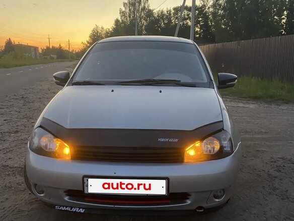 2007 Lada (ВАЗ) Kalina I, серебристый, 310000 рублей - вид 3