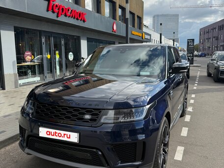 2021 Land Rover Range Rover Sport II Рестайлинг, синий, 8700000 рублей, вид 2