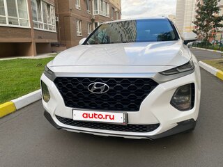 2019 Hyundai Santa Fe IV, белый, 2830000 рублей, вид 2