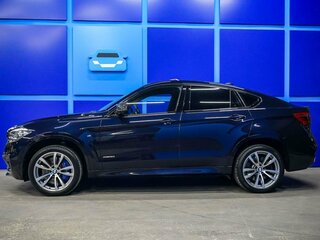 2019 BMW X6 40d II (F16), синий, 6100000 рублей, вид 3