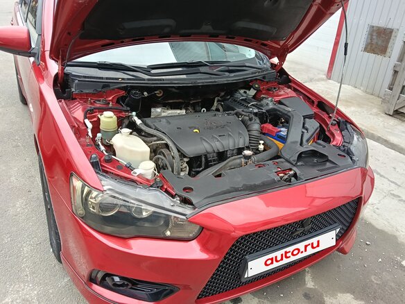 2008 Mitsubishi Lancer X, красный, 649000 рублей - вид 14