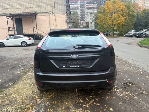 2008 Ford Focus II Рестайлинг, чёрный - вид 4