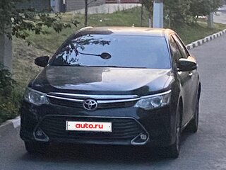 2015 Toyota Camry US Market VII (XV50) Рестайлинг, чёрный, 1900000 рублей, вид 3