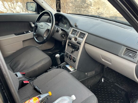 2011 Lada (ВАЗ) Priora I, чёрный, 140000 рублей - вид 3