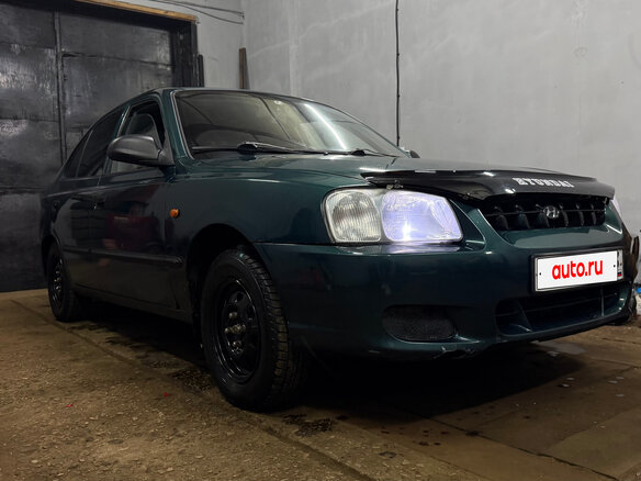2001 Hyundai Accent ТагАЗ II, зелёный - вид 20