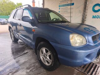 2002 Hyundai Santa Fe I, синий, 420000 рублей, вид 5