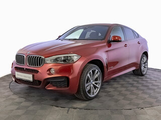 2017 BMW X6 40d II (F16), красный, 3950000 рублей, вид 1