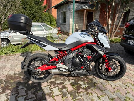 2012 Kawasaki ER-4N, белый, 330000 рублей, вид 1