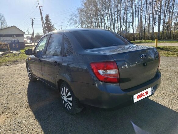 2017 Lada (ВАЗ) Granta I, серебристый, 435000 рублей - вид 5