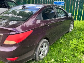 2011 Hyundai Solaris I, фиолетовый, 800000 рублей, вид 4