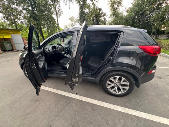 2015 Kia Sportage III Рестайлинг, чёрный, 1390000 рублей - вид 10