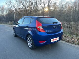 2011 Hyundai Solaris I, синий, 460000 рублей, вид 4
