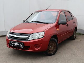 2012 Lada (ВАЗ) Granta I, красный, 319000 рублей, вид 1