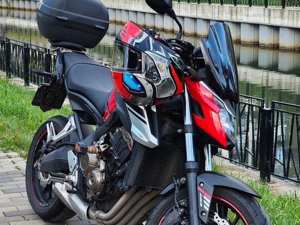 2017 Honda CB 650F, красный, 730000 рублей