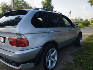 2003 BMW X5 3.0i I (E53), серебристый, 880000 рублей, вид 5