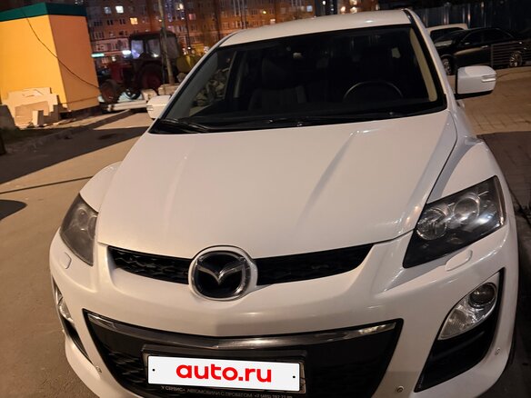 2011 Mazda CX-7 I Рестайлинг, белый, 830000 рублей - вид 4