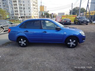 2017 Lada (ВАЗ) Granta I, синий, 435000 рублей, вид 4