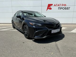 2021 Toyota Camry VIII (XV70) Рестайлинг, чёрный, 2890000 рублей, вид 3