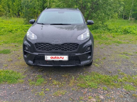 2021 Kia Sportage IV Рестайлинг, чёрный, 3450000 рублей