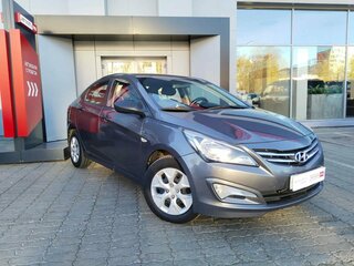 2015 Hyundai Solaris I Рестайлинг, серый, 894470 рублей, вид 1