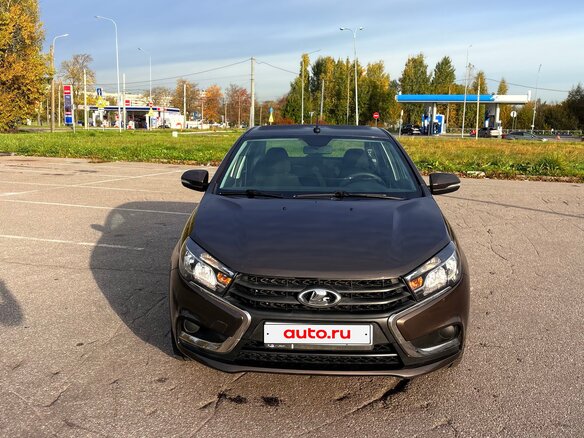 2017 Lada (ВАЗ) Vesta I, коричневый, 870000 рублей - вид 7