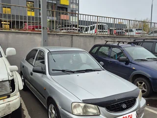 2005 Hyundai Accent ТагАЗ II, серебристый, 330000 рублей, вид 2