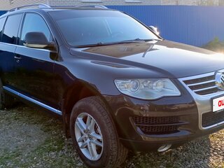 2008 Volkswagen Touareg I Рестайлинг, чёрный, 1500000 рублей, вид 2