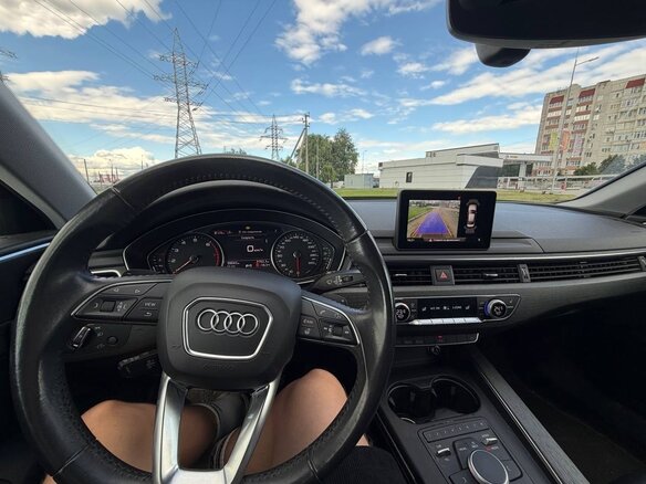 2019 Audi A4 V (B9), красный - вид 9