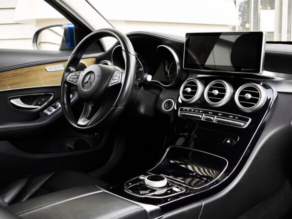 2017 Mercedes-Benz C-Класс 180 9G-TRONIC IV (W205), синий, 2200000 рублей - вид 7