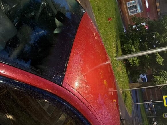 2008 Renault Megane II Рестайлинг, красный, 400000 рублей - вид 2
