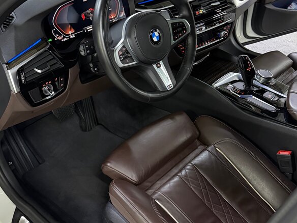 2020 BMW 5 серии 530i xDrive VII (G30/G31/G38) Рестайлинг, белый - вид 14