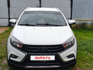 2017 Lada (ВАЗ) Vesta SW Cross I, белый, 1100000 рублей, вид 1