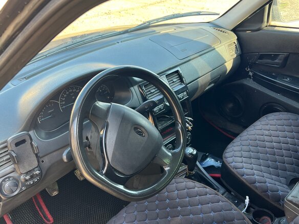 2011 Lada (ВАЗ) Priora I, синий, 290000 рублей - вид 11