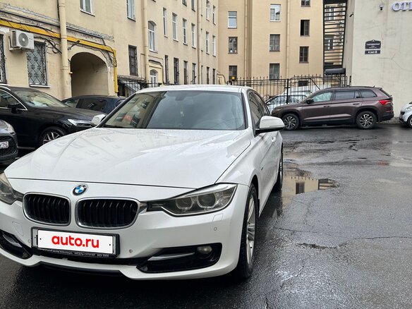2013 BMW 3 серии 320d xDrive VI (F3x), белый, 1600000 рублей